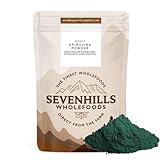 Sevenhills Wholefoods Spirulina Pulver Bio 1kg - natürliche Entgiftung, Detox, verarbeitet unter strenger Qualitätskontrolle