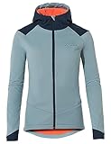 VAUDE Softshell Fahrradjacke Damen Qimsa – Wasserdichte & atmungsaktive Softshelljacke Damen, reflektierende Details, ideal fürs Radfahren im Herbst & Winter