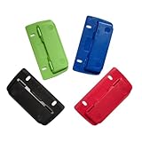 4 Stück Taschenlocher Kunststoff, Mini Taschenlocher Flach, Aktenlocher Perforator, Mini-Taschenlocher für Etikettenbindung, Locher für Ordner Schule, Büro und Zuhause