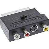 InLine 89953 Scart Adapter, Scart (in/out) an 3x Cinch Buchse und 1x S-VHS Buchse
