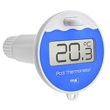 TFA Dostmann Poolsender mit Display, 30.3238.06, für Marbella 30.3066.01 und TFA WLAN Wetterstation 35.8001 | 35.8002 | App 35.8000, inklusive Display, L 97 x B 105 x H 168 mm