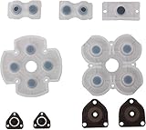 Timorn Ersatzteile Alle Set von Key Pad Buttons Pad Conductive Buttons Kit für Playstation 4 PS4 (1 Set)