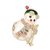 Yardenfun Bunte Schneemann Brosche Für Weihnachten Festliche Anstecknadel Aus Emaille Für Hemd Anzug Und Pullover Ideal Weihnachtsgeschenk Und Für Festliche Anlässe