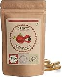 SPINTZ® 160 Stk. Bio Guarana Kapseln - hochdosierte Bio Guarana Tabletten - 3000mg Guarana Pulver je Tagesdosis - natürliche Guarana Koffeintabletten hochdosiert - Vegan - plastikfrei verpackt