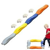 Kinder Sensory Balance Beam - Sensor Training Board Set, Innenssensorische Balance -Spielzeug | Balancing Beam Active Toy, stapelbares Body Coordination Building Toy, Balance Training Game für Ki