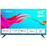 DYON Smart 40 VX-2-40 Zoll (100 cm) Full-HD Smart TV mit HD Triple Tuner (DVB-C/-S2/-T2), App Store, Prime Video, Netflix, YouTube, DAZN, Disney+, waipu.TV, Hotelmodus