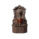 Zimmerbrunnen Kleines Wohnzimmer, Büro, Schreibtisch, kleiner Luftbefeuchter, Einweihungsgeschenk, Werbegeschenke, fließendes Wasser, Ornamente, zirkulierende Wasserspiele Zimmerbrunnen Wasserfall