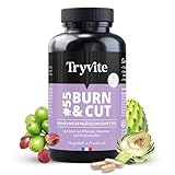Stoffwechsel Beschleunigen Abnehmen Schnell Fettverbrenner | Abnehmen Tabletten Schnell | Fatburner Extrem Stark Abnehmen | TRYVITE BURN&CUT | 90 Stoffwechsel Kapseln