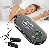 Fortschrittliches Schlafhilfegerät, Gerät zur Vagusnervstimulation mit Ohrclips für Erwachsene mit Angstzuständen, Migräne und Schwindel, verbessert den Tiefschlaf, USB-Aufladung