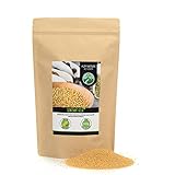 Senfkörner (500g), Senfsaat gelb und weiß 100% naturrein, schonend getrocknet, Senfsamen natürlich ohne Zusätze, vegan
