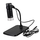 Mikikit 3 1 Handy mikroskop W-LAN Kamera Gadgets Elektronik kabelloses Mikroskop tragbares mikroskop Handy Microscope handmikroskop sodela USB-Mikroskop Handy Reparatur Mikroskop Abs Black