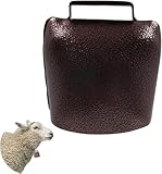 Ziegenglocken Glocken,Pferd Schafe Eisen Glocken Kuhglocke Aus Metall Mit Griff Vintage Mini Glocken Glocke Charme Kuhglocken-Cowbells Für Bauernhof, Fußball, Sportveranstaltungen, Musikinstrumente
