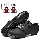 FANSU Fahrradschuhe für Herren und Damen, Rennradschuhe mit Delta-Cleats, Kompatibel mit Look SPD-SL Delta Lock Pedal Reitschuhe Kompatibel mit Peloton Schuhen