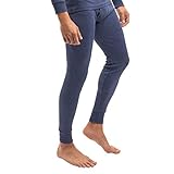 MT Herren Ski- und Thermounterhose Thermo Light, Warme Unterwäsche lang - Blau XXL