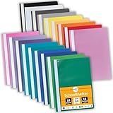 perfect line - 18 Schnellhefter (PP) DIN-A4, 18 Farben, recycelbarer Kunststoff (PP), mit Beschriftungsstreifen, kaufmännischer Heftung