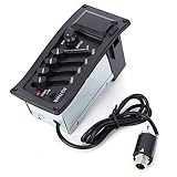 Akustikgitarren-Tonabnehmer 4 Gitarren-Tonabnehmer EQ, Gitarren-Tonabnehmer Akustischer Elektrischer Vorverstärker, Akustikgitarren-Vorverstärker-Band-Vorverstärker-Equalizer
