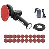 Toplionace Elektrischer Tellerschleifer – Handgeführter Trockenschleif- und Polierer, Einstellbare Geschwindigkeit, 125mm Schleifpapier Zum Schleifen, Polieren und Entfernen Von Farbe