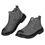 WaKsazlz Sicherheitsschuhe Herren Sportliche Arbeitsschuhe Leicht Anti-Smash Schuhe Unisex Stahlkappenschuhe