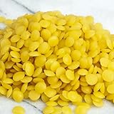 VIKY® Bienenwachs Pastillen 1000 g, 100% natürliches Bienenwachs, Bienenwachs Bio für Kosmetik, Perfekt geeignet für Kosmetikprodukte, Bienenwachstücher, Seife, Holzpolitur und Kerzenherstellung