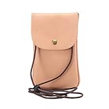 Telefonschutz Kleine Cross Body Bag Compatible with Frauen, Reise-Telefon-Beutel-Beutel Compatible with iPhone XS Max, 11 Pro Max, Xs, X, 8 Plus, 7 Plus 6 Plus Telefonzubehör(Pink)
