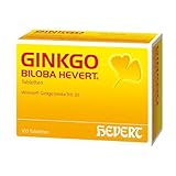 Ginkgo biloba Hevert mit einem Auszug aus erntefrischen Ginkgoblättern, 100 St. Tabletten