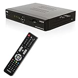 WWIO BrE2ze T2/C Hybrid Digital Receiver (Full HD-TV, DVB-T2, DVB-C, Enigma2, PVR-Ready, LAN, HDMI-Kabel)