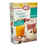 RUF Traubenzucker mit Dextrose - Ideal für Müsli, Getränke & Shakes - fruktosefrei - Ideal für Diabetiker 400g