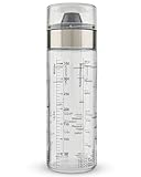 LALOB® Dressing Shaker – spülmaschienegeeignet - mit 5 Rezept-Skalen in 175 ml & 350 ml – Auslaufsicherer Salatsoßen-Schüttelbecher – Messbecher für Dressings, Marinaden & Vinaigrettes