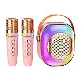 Kabellose Karaoke-Maschine für Kinder,Kinder-Karaoke-Maschine, Kleine kabellose Kinder-Karaoke-Maschine, Lustiger Singmaschine-Haushalts-Karaoke-Lautsprecher mit schwerem Bass für Klassenzimmer und Sc