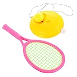 MOBUTOFU Tennistrainer Basisset Für Kinder Outdoor Aktivitätsspielzeug Mit Gummiband Perfekt Für Sport Und Spiel Inkl Schläger Und Ball