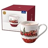 Villeroy & Boch - Annual Christmas Edition Jahresbecher 2025 380 ml Bunt, Kaffetasse Weihnachten, Becher, Weihnachtsbecher Keramik, Geschirr, Sammlerstück, Premium Porzellan