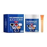 MHADBKH Wetterfeste Rost-Konverterfarbe, 300 g, wasserbasierte Inhibitorfarbe, langanhaltender Schutz, multifunktional, für Metall, schnell trocknender Konverter