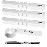 400 Stück Pflanzenschilder zum Beschriften wetterfest inklusive Markierstift Pflanzschilder zum Aufhängen für Garten Obstbäume Sträucher Gemüse Weiße Pflanzenschilder Set aus langlebigem Material