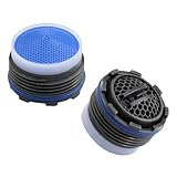 8l Mischdüse Luftsprudler Strahlregler M18.5 Wasserhahn passend als Ersatzteil für IKEA YTTRAN, ÄLMAREN, GLYPEN (2 Stück)