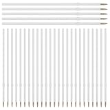 TEHAUX 200 Stück Kugelschreiberminen Ersatztinte Für Künstlerbedarf Tintenpatronen Für Sanftes Schreiben Feine Minen Stiftminen Nachfüllpatronen Arbeits Und Kinderminen Weiß