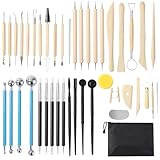 43er Stücke Töpferwerkzeug, Modellier-Werkzeug, Sculpting Werkzeug,Geeignet für Anfänger,Skulptur und Kuchen Design