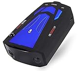 Riloer Fahrzeugradar-Detektor, 360 ° Car Trucker Speed ​​V7 GPS-Radarwarner, 16-Band-Kamera-Sprachalarmwarnung