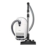 Miele Complete C3 Silence Ecoline – Bodenstaubsauger mit Beutel, geräuschoptimiertem Motor, Universal-Bodendüse und 6 Reinigungsmodi – Lotosweiß