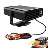 Auto Heizlüfter, Tragbare Auto Heizung | Windschutzscheibenenteiser, Kühler und Heizung 2 in 1 | Scheibenenteiser für Auto Trockner, Heizung für Vehi