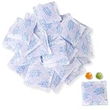Lens-Aid Silica Gel Beutel Trockenmittel regenerierbar mit Indikator als Trockenmittel Päckchen für Elektronik, Schmuck, Filament, Lebensmittel 10g 30Stk