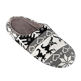 minkissy Winter Hausschuhe Damen Herren Rutschfeste Plüsch Pantoffeln mit Weihnachtlichem Design Warme Indoor Slippers für Kalte Tage Kreative Weiche Komfortschuhe