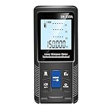 Jectse Messgerät, 165 Fuß, Digitales -Entfernungsmessgerät, Verbessertes Hochpräzises -Messgerät, Elektronisches Maßband, 2 Zoll Hintergrundbeleuchtetes LCD-Display, (SK-150A)