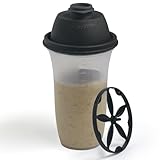 SIGNORA WARE Shaker-Flaschen aus Kunststoff, 500 ml, für Mahlzeiten, Shakes & Smoothies, Getränke, zum Mischen von Salat Dressing & Saucen, Margarita, mehr