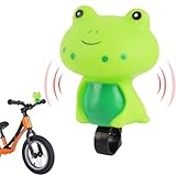 VIDSTW Fahrradhupe Kinder Fahrradklingel Kinder Niedlich Klingel Fahrrad Kinder für Junge und Mädchen Hupe Fahrrad Laut Fahrrad Hupe für Fahrräder Roller Laufräder Dreiräder (Frosch)
