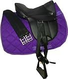 German Riding Sattelset Little Star Sonderedition (schwarz lila)