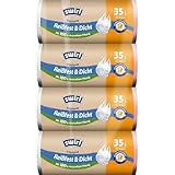 Swirl Reißfest & Dicht Tragegriff Müllbeutel 35 l (4 x 15 Beutel), tropfsichere Müllsäcke für den Hausmüll, reißfeste Mülltüten mit praktischem Tragegriff