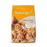 Seeberger Delikatess-Feigen, Sonnenverwöhnte goldbraune Trockenfeigen - honig-süß zum Backen, Kochen, Snacken - essfertig, getrocknet - ohne Zuckerzusatz, vegan (1 x 500 g)