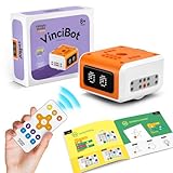 Programmierbar Roboter Kinder ab 8-12, MatataStudio VinciBot Programmierbarer KI Roboter Spielzeug Bausatz mit Scratch & Python Ferngesteuerte Elektronische Programmieren Roboters STEM Lernspielzeug