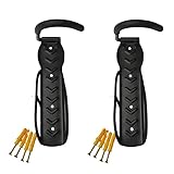 2 Stück Fahrrad Wandhalterung Haken, Fahrradständer Garage Heavy Duty, Fahrradaufhänger für Garage Indoor-Fahrradaufbewahrung Aufhängen