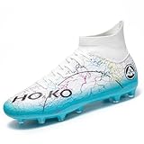 Bolognifi Maßgeschneiderte High-Top-Fußballschuhe for Herren mit ultimativem Grip-Design, Trainings-Fußballstiefel(Blue1,41 EU)